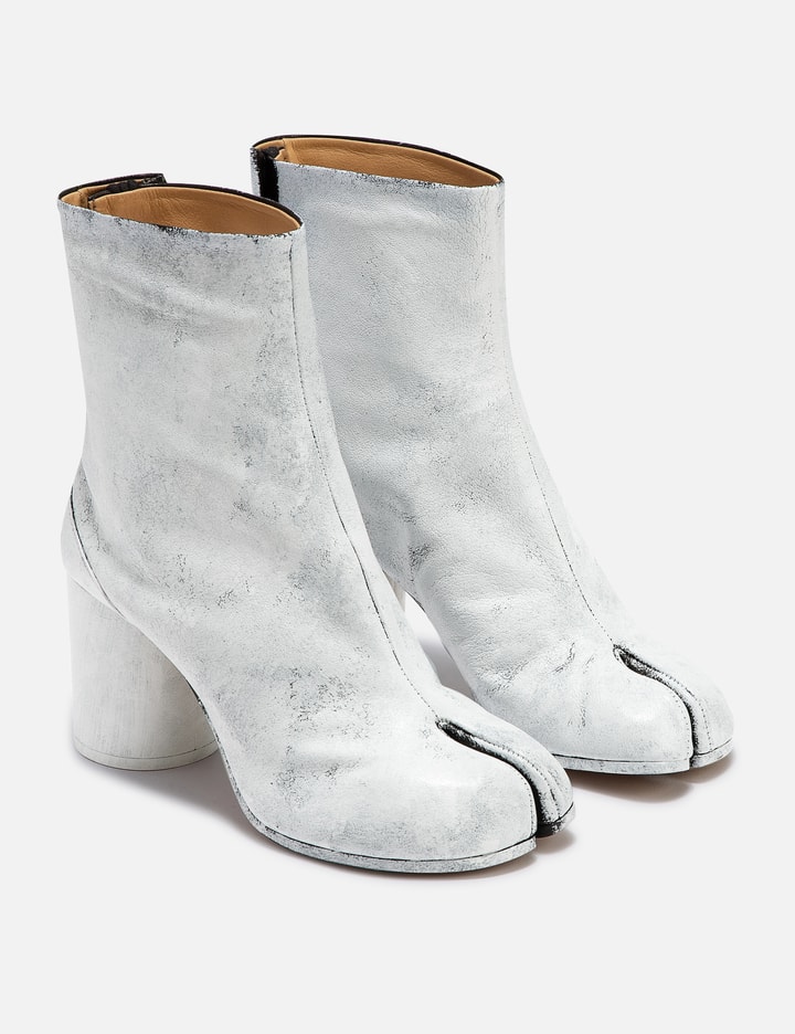 Shop Maison Margiela Tabi Bianchetto Boots In White