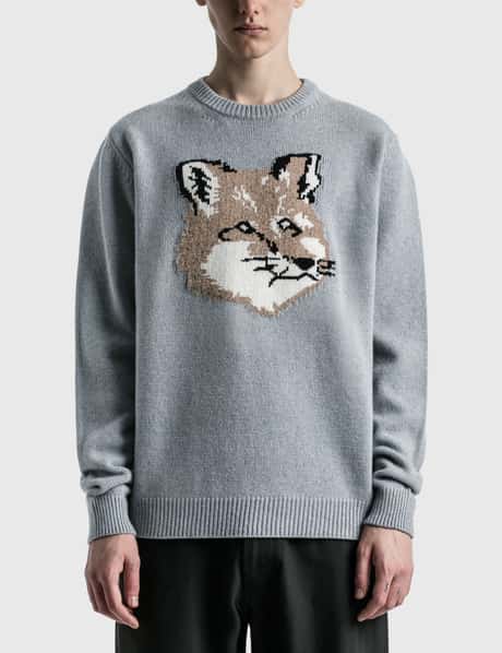 Maison Kitsuné - Big Fox Head Pullover | HBX - Globally Curated  