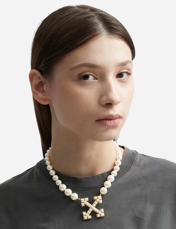 PEARLS PAVE' NECKLACE Placeholder Image