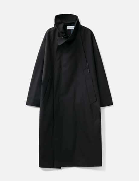 ATTEMPT Folding Collar Long Coat