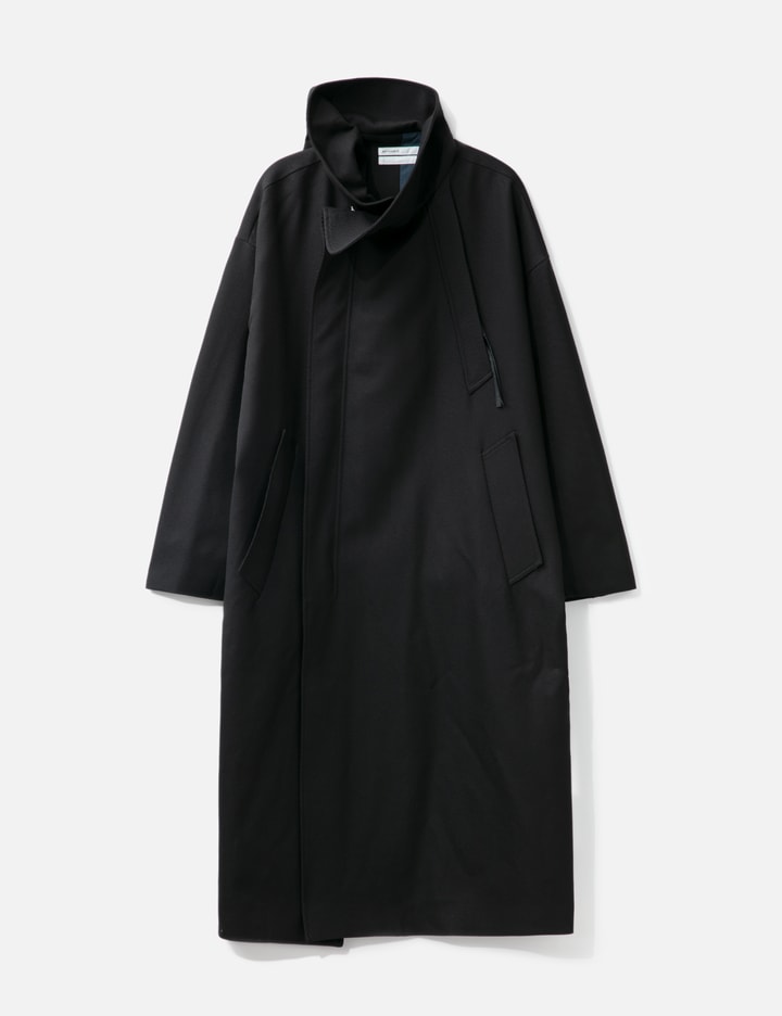 Folding Collar Long Coat Placeholder Image