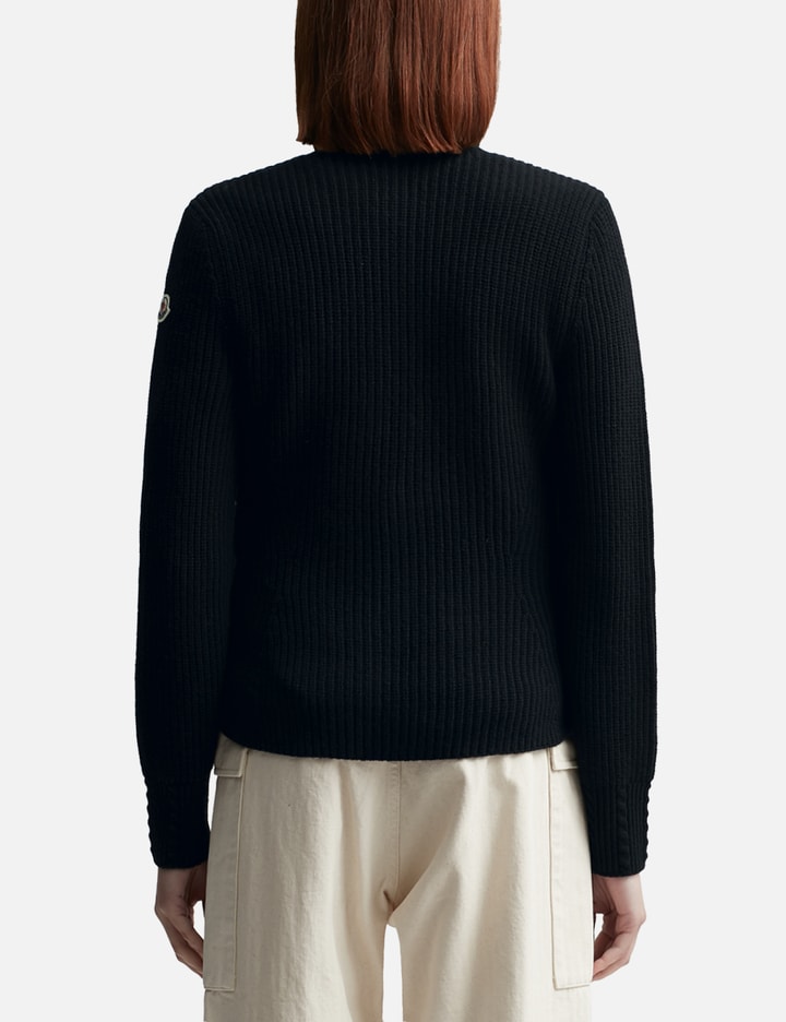 Padded Wool Zip-Up Cardigan Placeholder Image