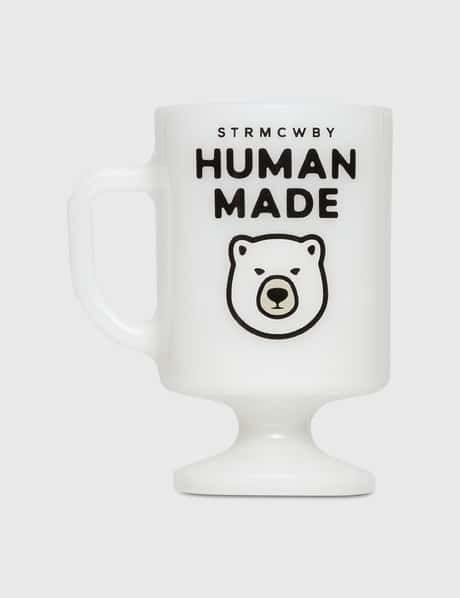 Human Made Milk Glass Pedestal Mug