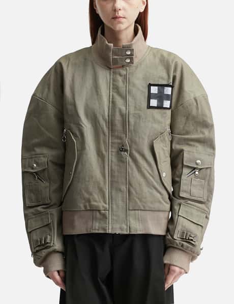 FINE CHAOS Canvas Zipper Dream Bomber