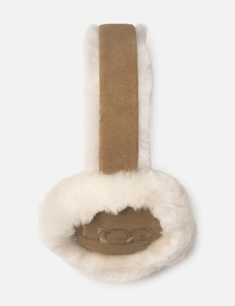 Gorgeous! ⚜️UGG⚜️ Cream and Tan Sheepskin Earmuffs s-l400.jpg main image 3