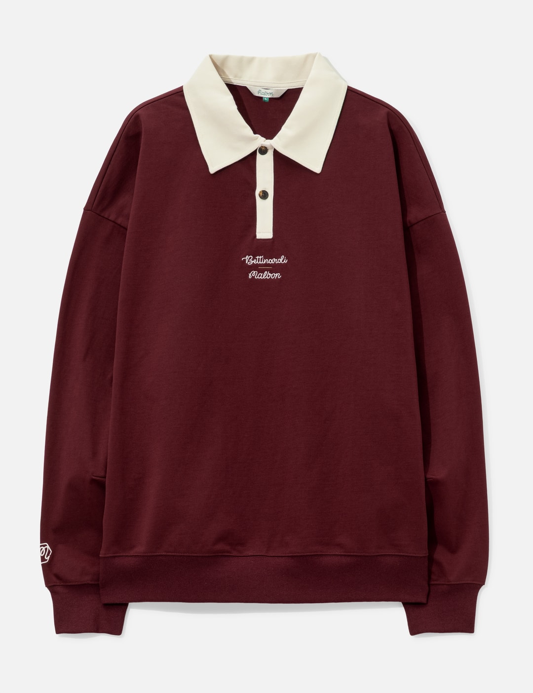 Malbon Golf X Bettinardi Rugby Polo In Red/红色/紅色/레드/レッド