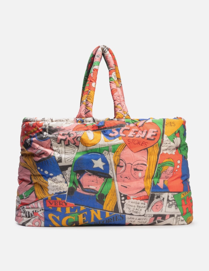ERL Unisex Comic Maxi Puffer Bag