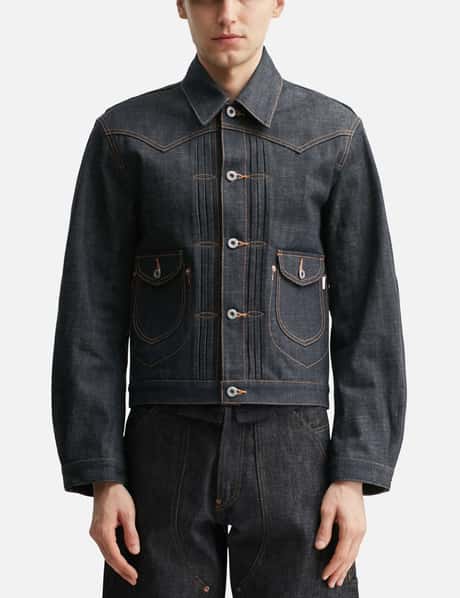 SUGARHILL Classic Denim Jacket - Japanese-made rigid indigo denim 