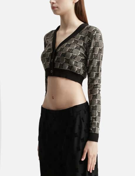 Monogram Tile Jacquard Cropped Cardigan - Women - Ready-to-Wear