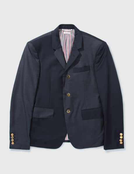 Thom Browne THOM BROWNE BLAZER WITH GOLD BUTTONS