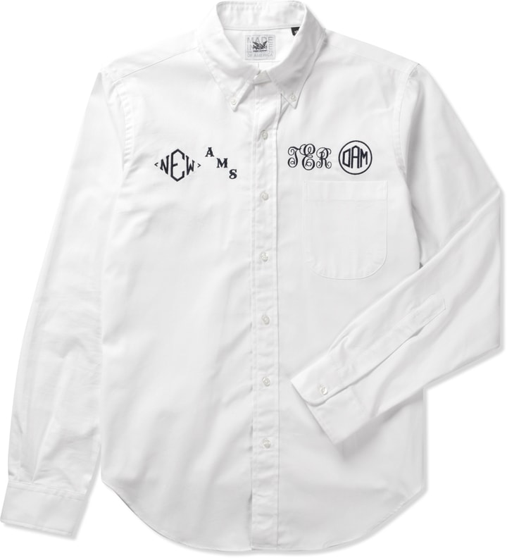 White LS Monogram OCBD Shirt Placeholder Image