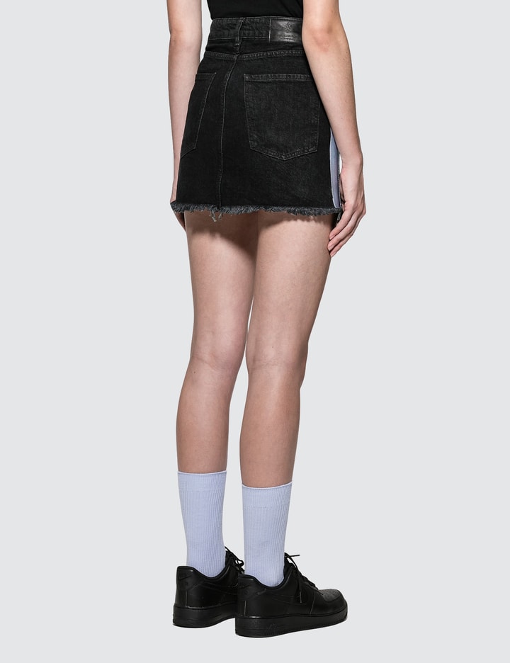 Cross Tape Denim Skirt Placeholder Image