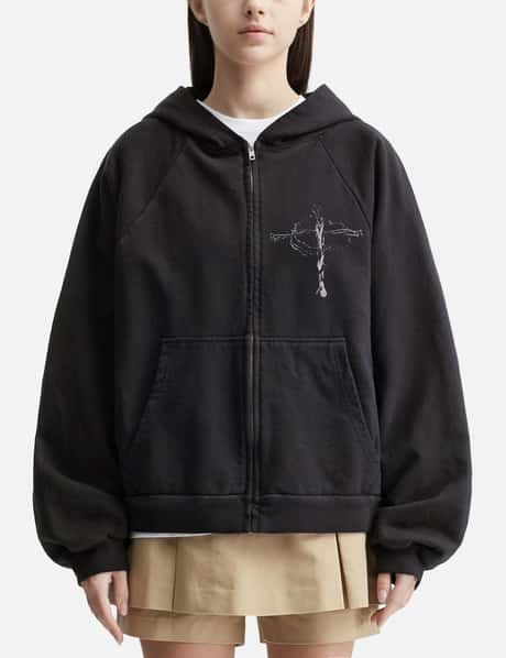 Basketcase Roadrash Zip-Up Hoodie