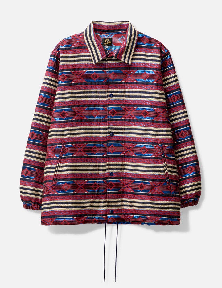 Shop Needles Coach Jacket - Pe/c Native Jq. In Red