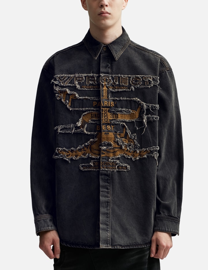 Evergreen Paris' Best Patch Denim Shirt Placeholder Image