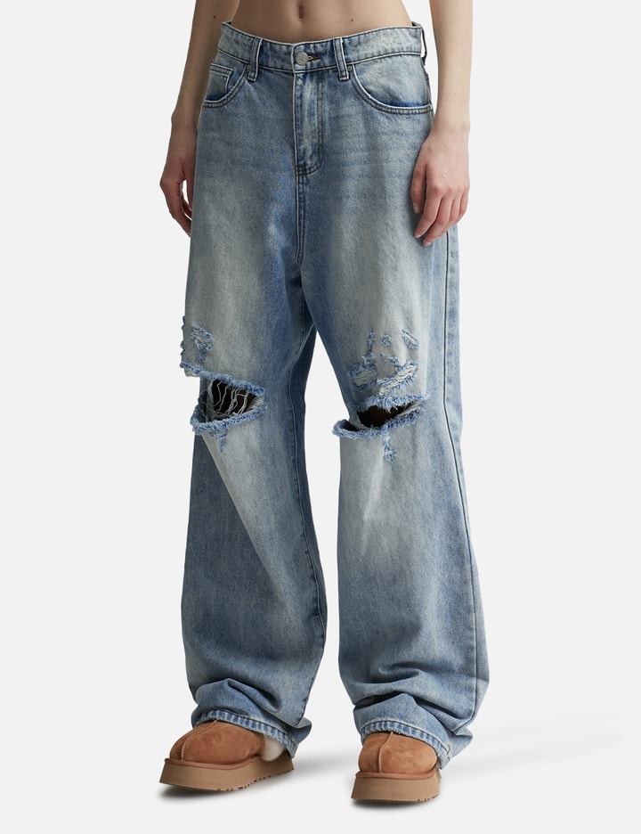 Lax Distressed Baggy Denim Placeholder Image