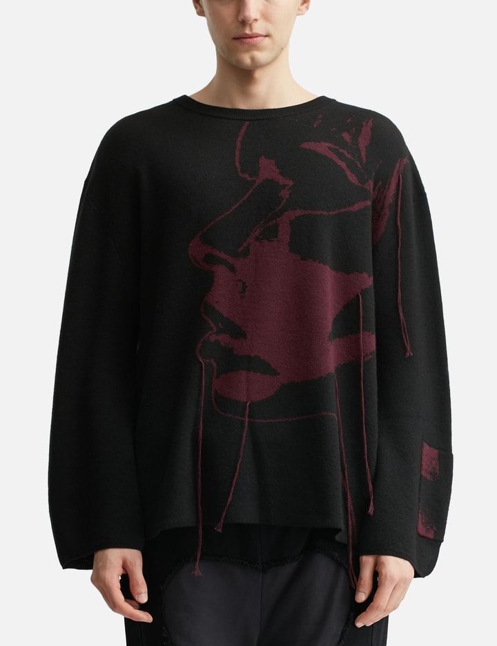 Fine Chaos Kiss Of Death Knit In Black