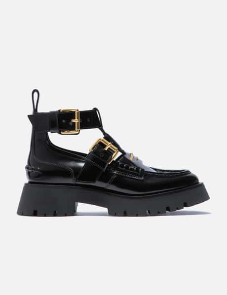 Alexander Wang Cater Box Calf Ankle Strap Boots