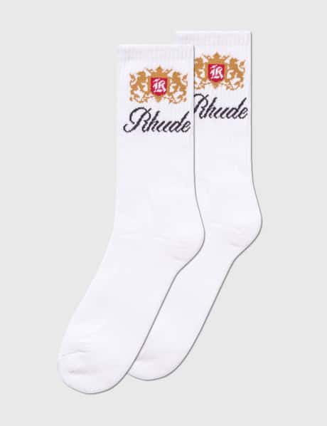Rhude Crest Logo Sock