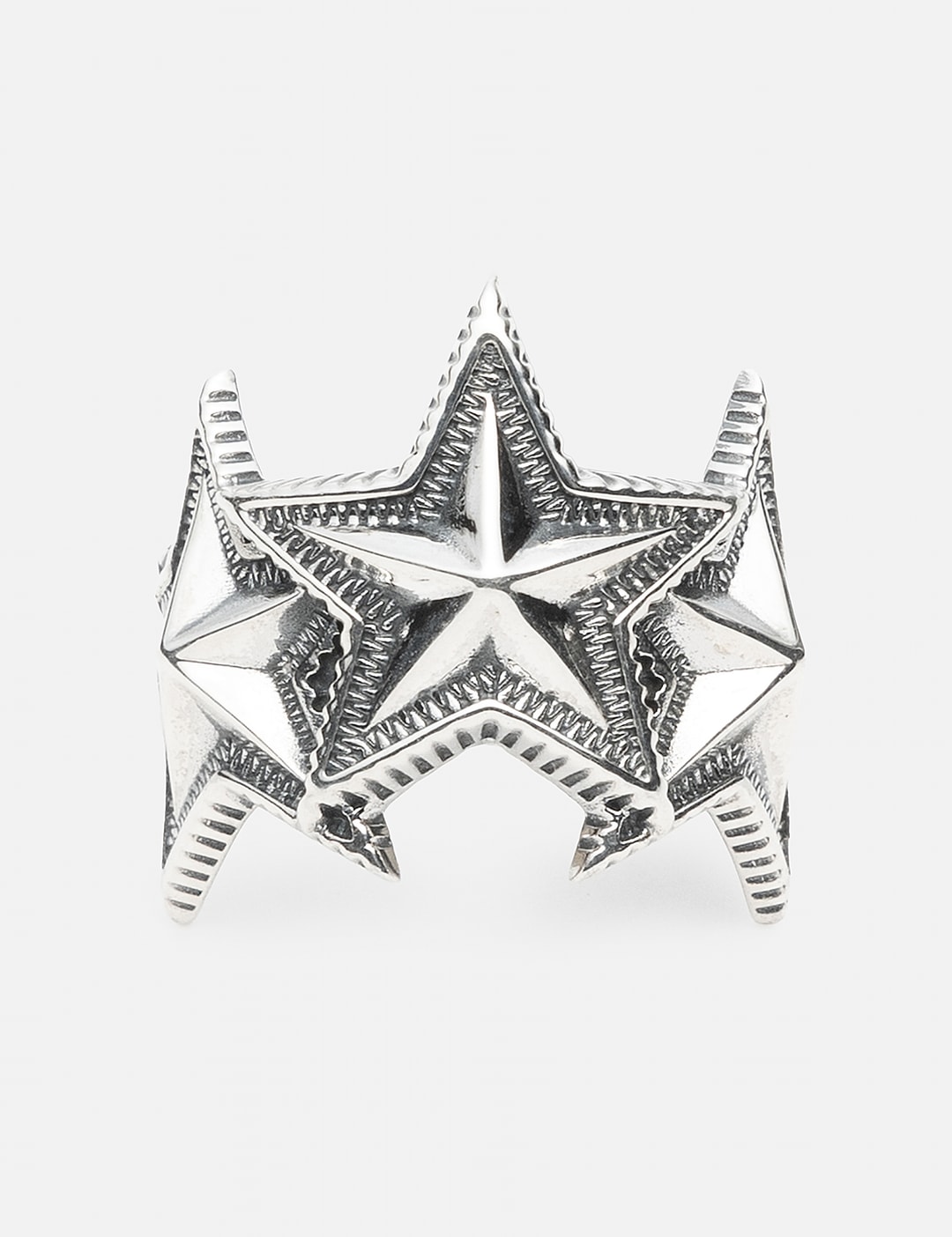 Cody Sanderson 3 Interlocking Star Ring - 2 In Silver/银色/銀色/실버/シルバー