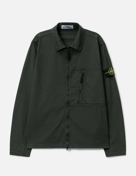 스톤 아일랜드 'Old' Effect Overshirt