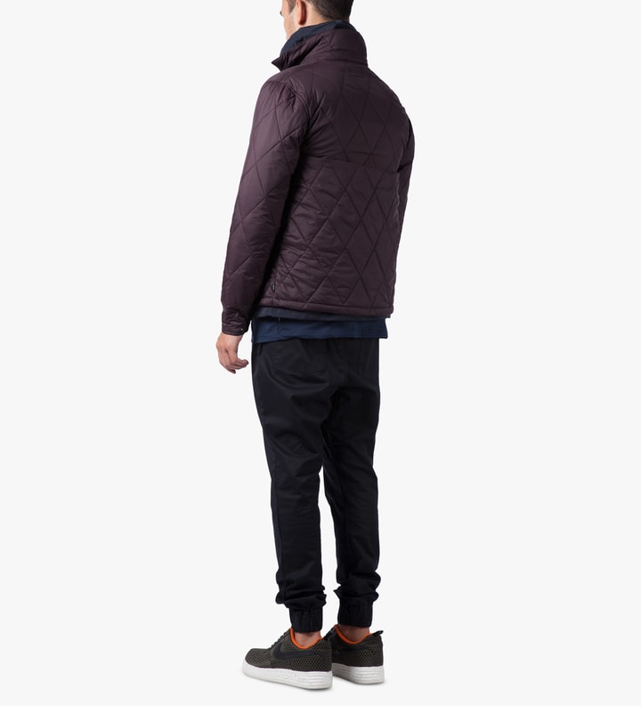 Huf Burgundy HUF Quilted Work Jacket