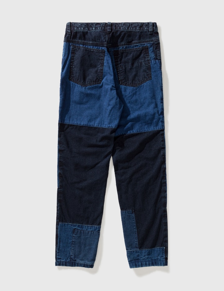 Indigo Matsuri Cross Nenrin Patchwork Pants Placeholder Image