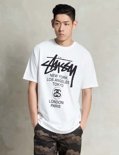 Stussy X Supreme World Tour Collab Tee Shirt - Tee Shirt Style Your Life