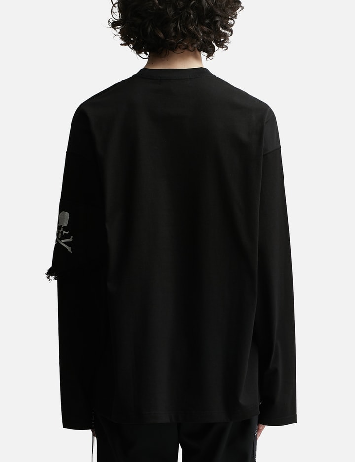 Shop Mastermind Japan Boxy Bandana Longsleeve T-shirt In Black