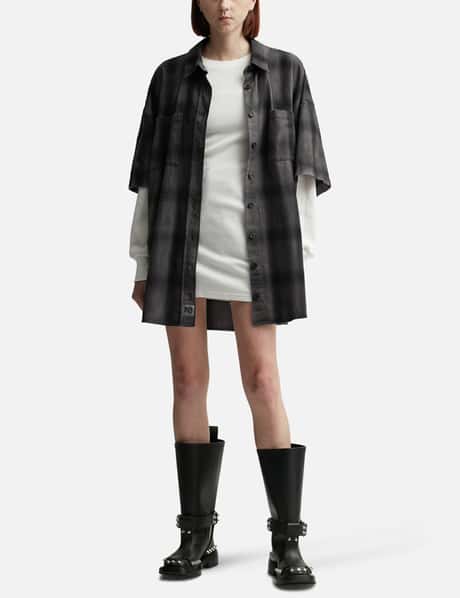 Pre-Styled Shadow Plaid Shirt view 11