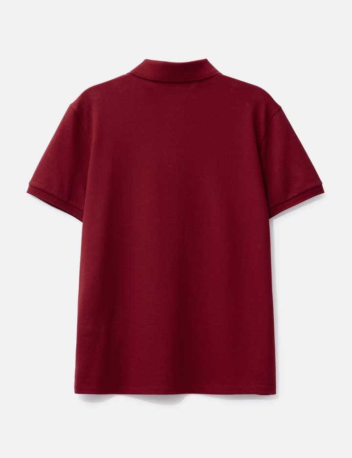 Moncler Year Of The Snake Patch Cotton Piquet Polo Shirt