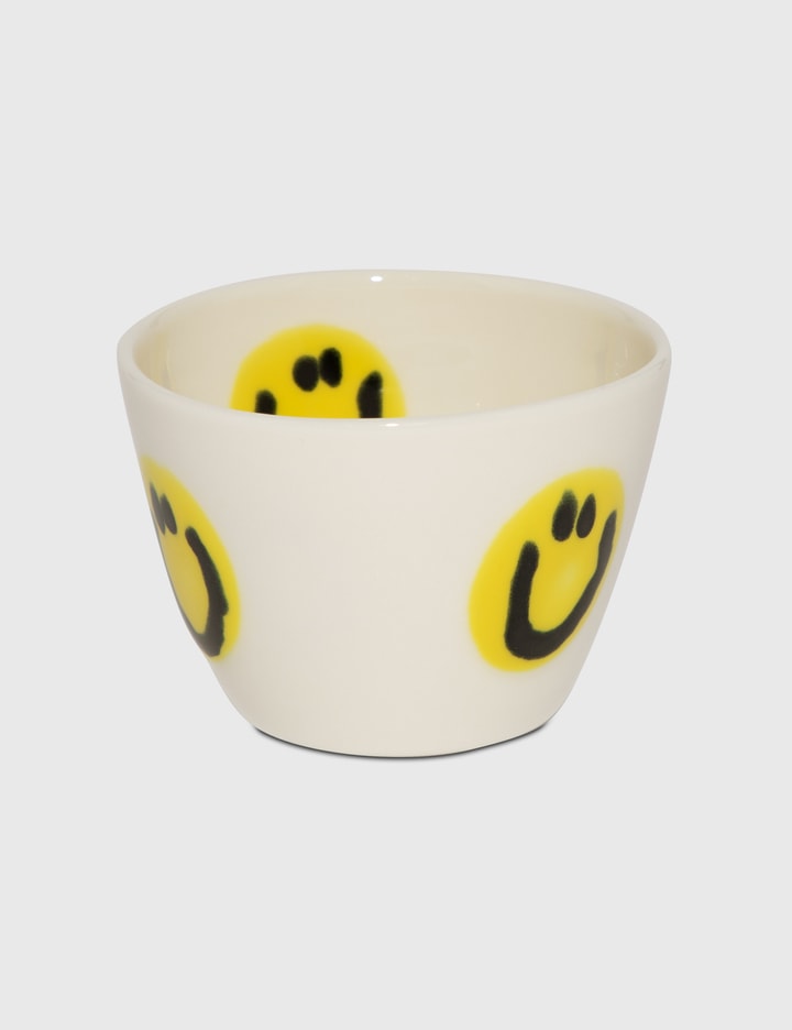 Shop Frizbee Ceramics Supper Cup - Smile In Yellow
