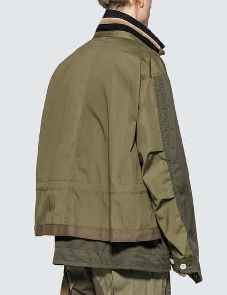 Sacai - Fabric Combo Jacket | HBX - Globally Curated Fashion and 