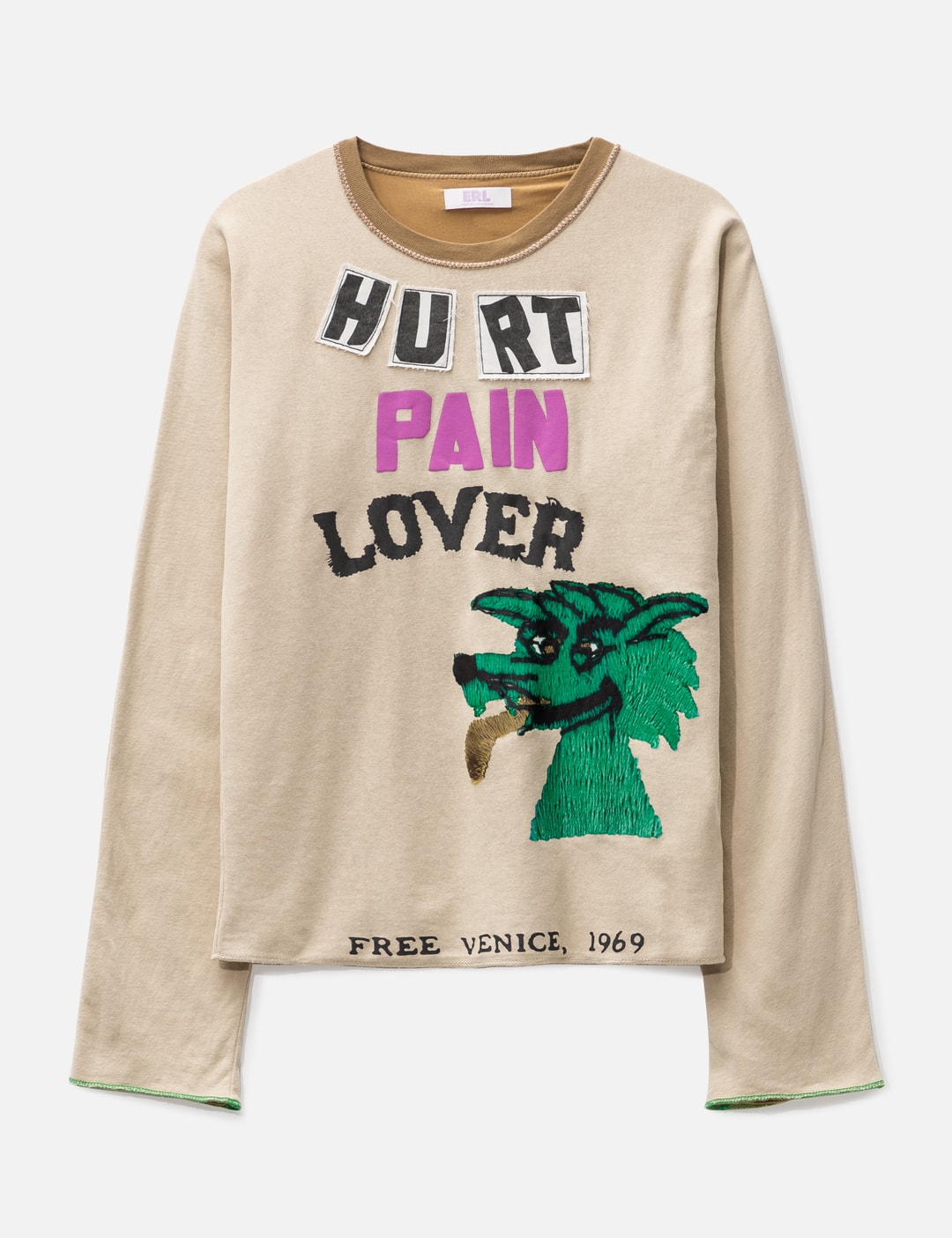 ERL - UNISEX HURT LOVER REVERSIBLE TSHIRT KNIT | HBX - ハイプ 