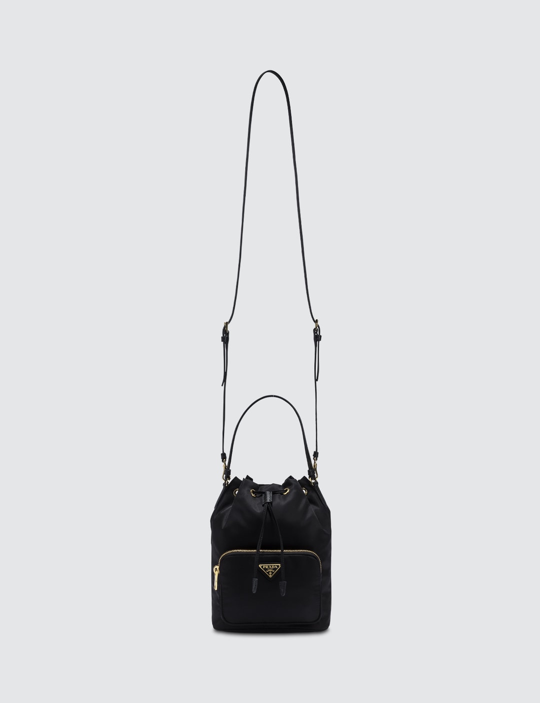 Prada - Nylon Bucket Bag  HBX - Globally Curated Fashion and Lifestyle by  Hypebeast