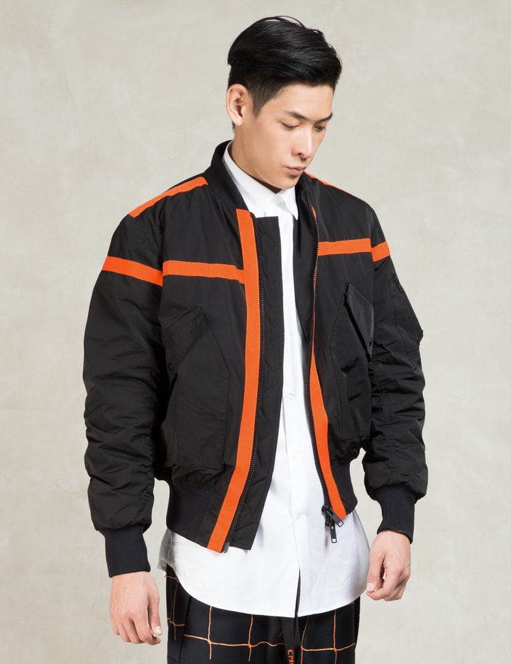 Black/orange Bomber Jacket Placeholder Image