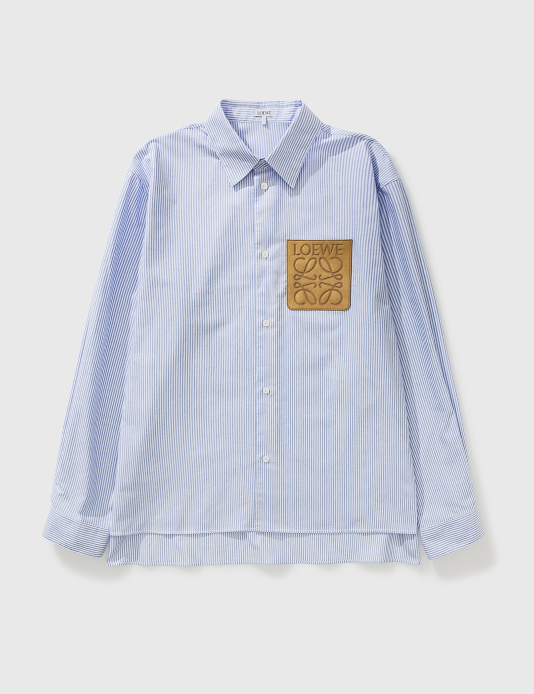 LOEWE logo-patch shirt jacket