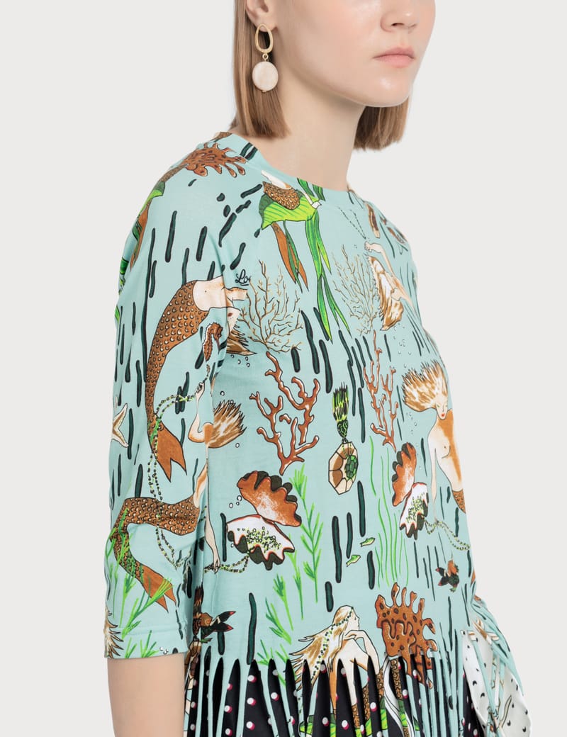 Loewe - Paula Mermaid Fringe Top | HBX 
