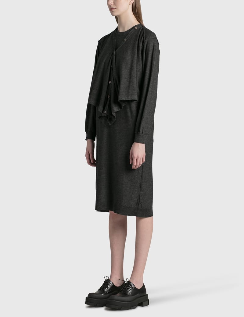 Lemaire - Double Layer Cardigan Dress 