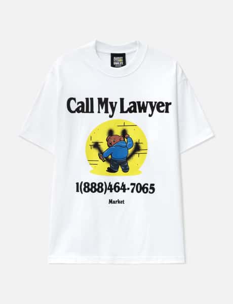 Market Market x Smiley Call My Lawyer Bear T-Shirt
