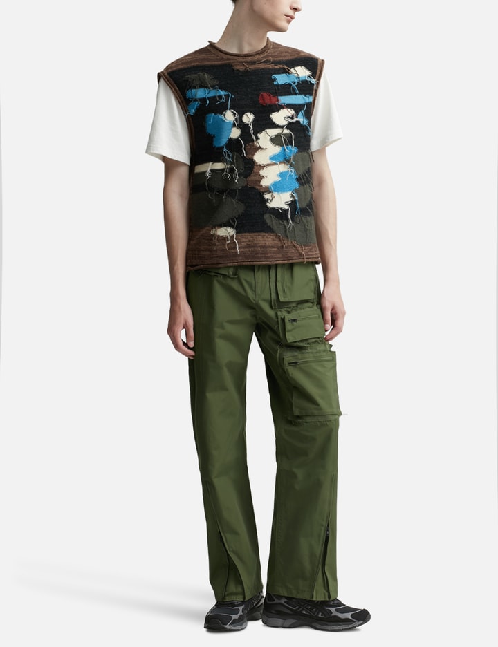 BLOTCH INTARSIA CREW-NECK VEST Placeholder Image