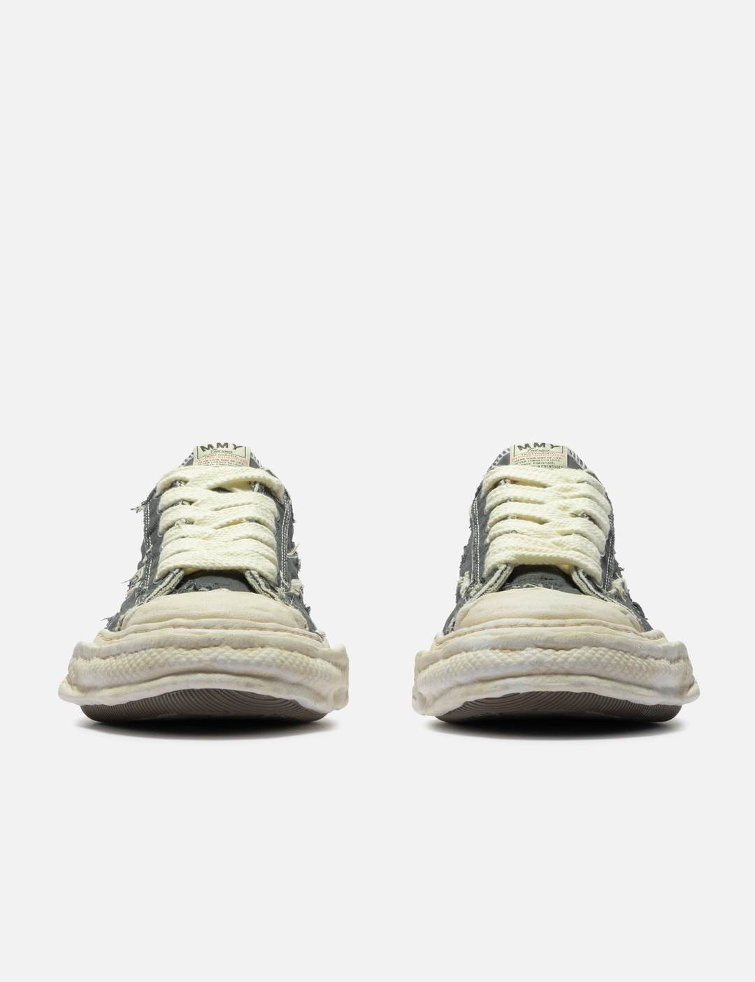 "PETERSON23" OG Sole Ripped Overdye Canvas Low-Top Sneaker view 8
