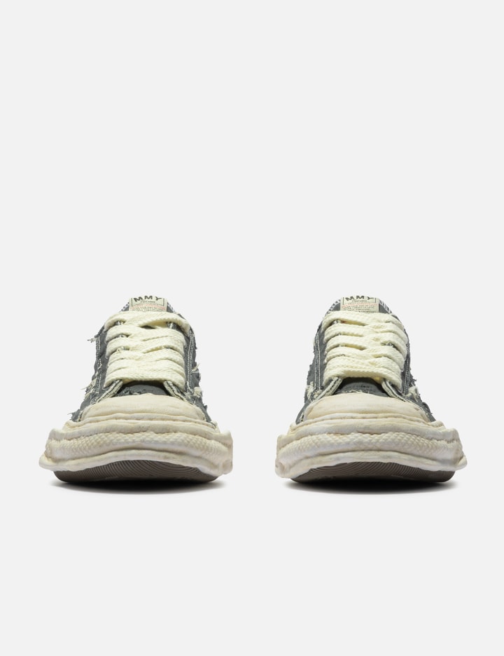 Maison Mihara Yasuhiro "PETERSON23" OG Sole Ripped Overdye Canvas Low-Top Sneaker