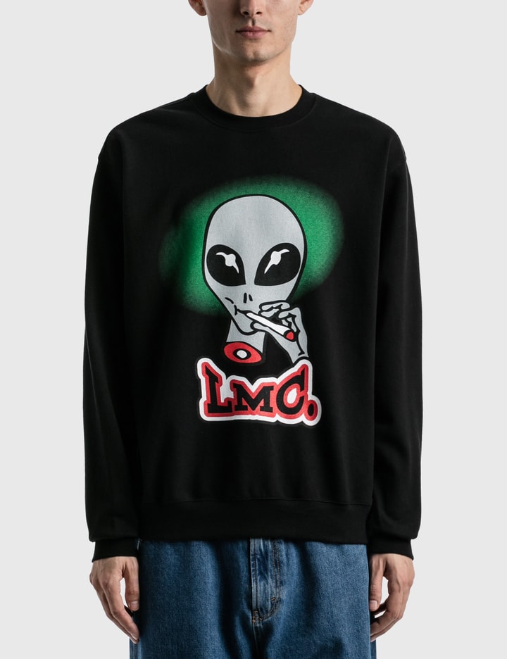 LMC Smoking Alien Sweatshirt Placeholder Image