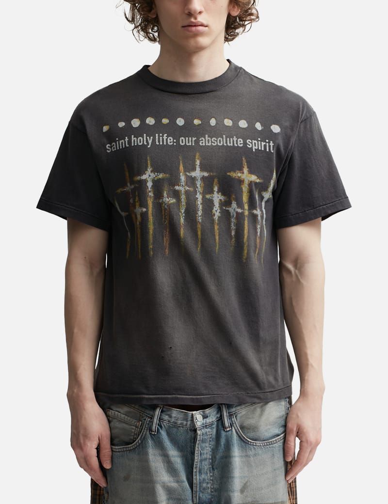 SAINT MICHAEL 21AW T-SHIRT PUNKGIRL XL｜Tシャツ/カットソー(半袖/袖 