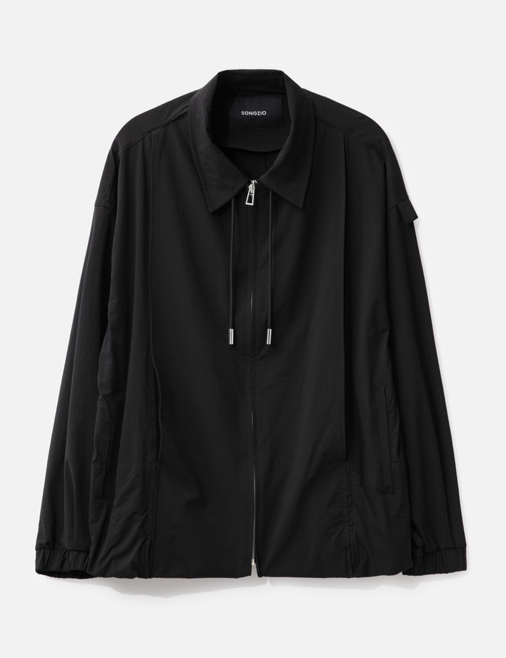 DOUBLE LAYERED ZIP UP SHIRT Placeholder Image