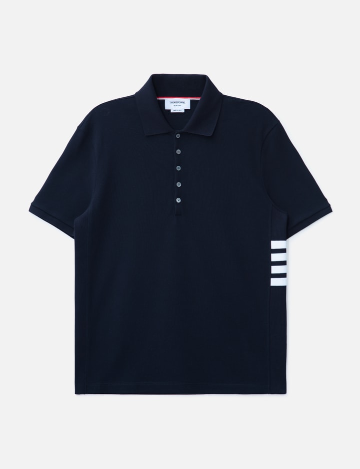 Thom Browne Classic 4-bar Polo Shirt In Blue