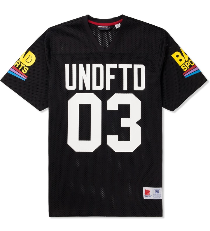 UNDEFEATED BAD SPORTS JERSEY Size XS BLACK UNDFTD - Gem