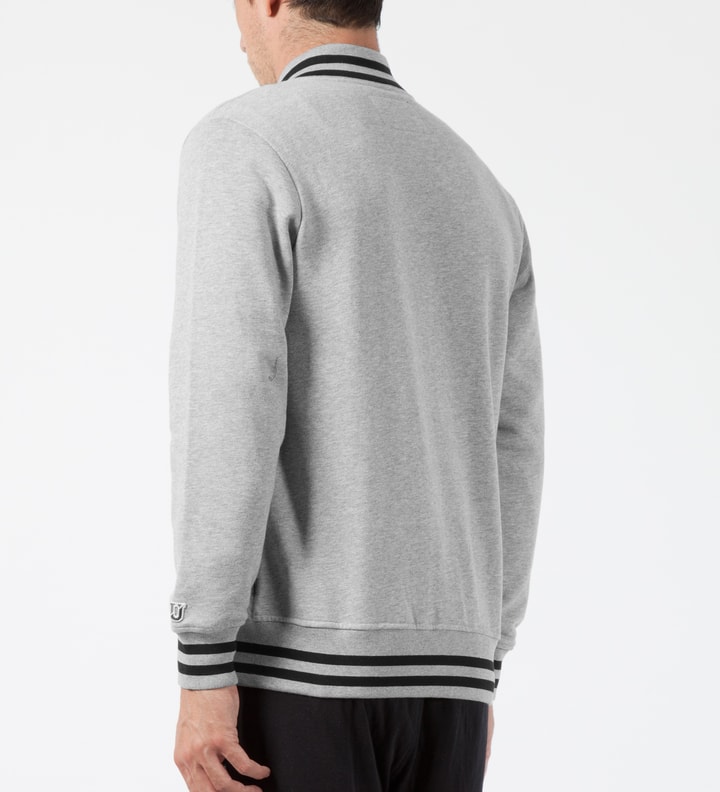 Heather Grey Script Varsity Jacket Placeholder Image