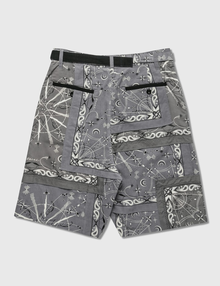 Sacai Dr.Woo Bandana Print Shorts